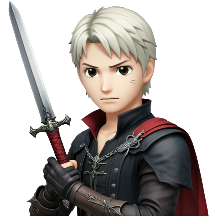 Данте из Dmc5 с мечом в руках emoji