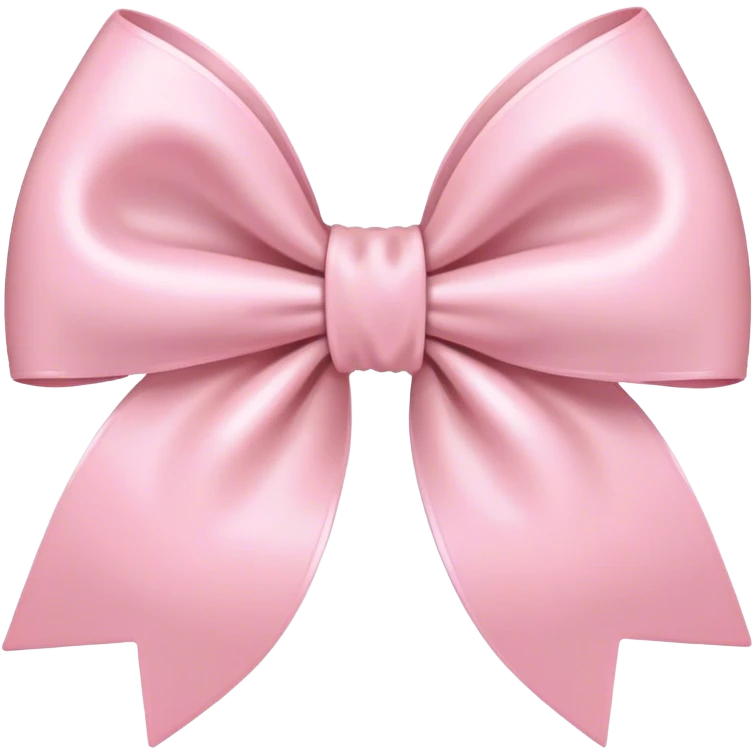 light pink bow on light pink bow emoji