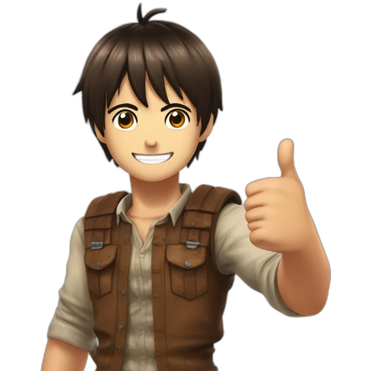 Eren Jaeger thumbs up emoji