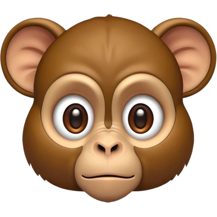 Monkey head with very very big ears emoji