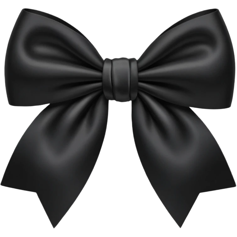 Black Bow emoji