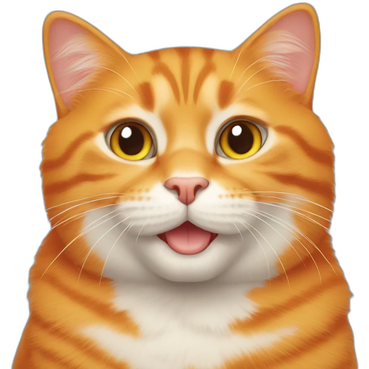 orange cat emoji