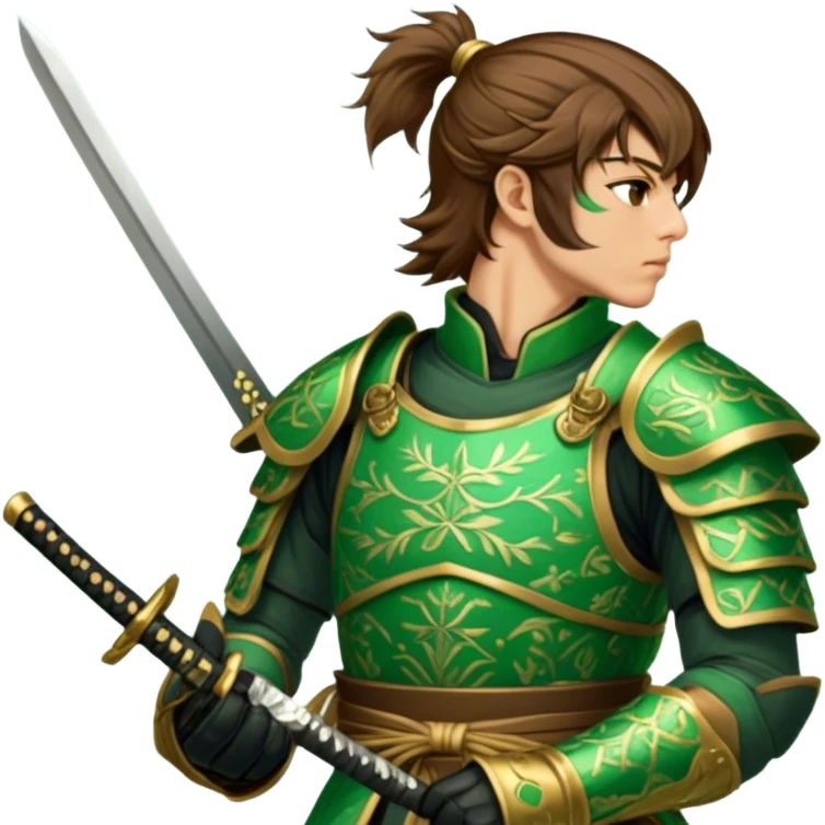 Emerald Samurai emoji