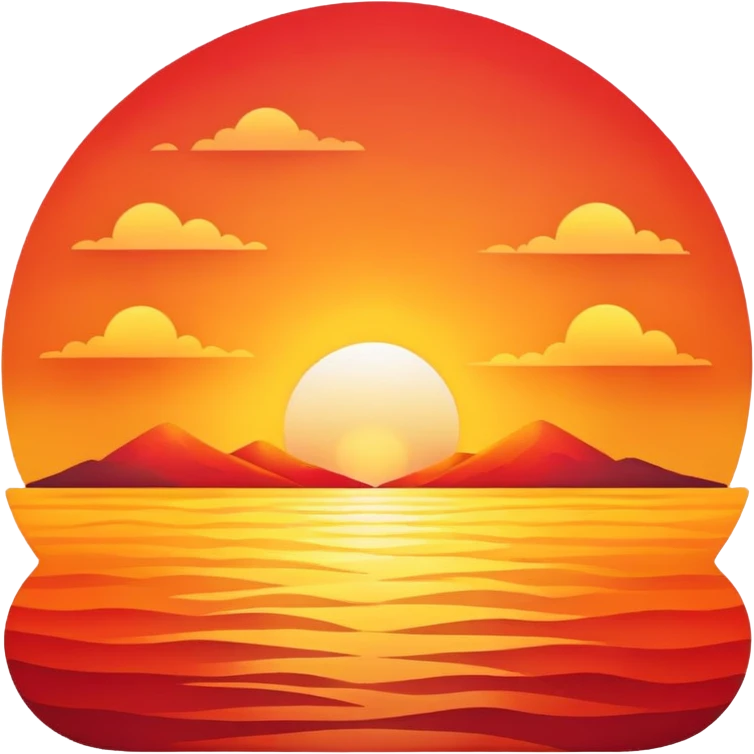 Sunset emoji