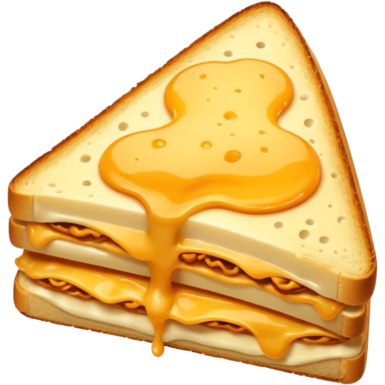 baked triangular cheese sandwich emoji