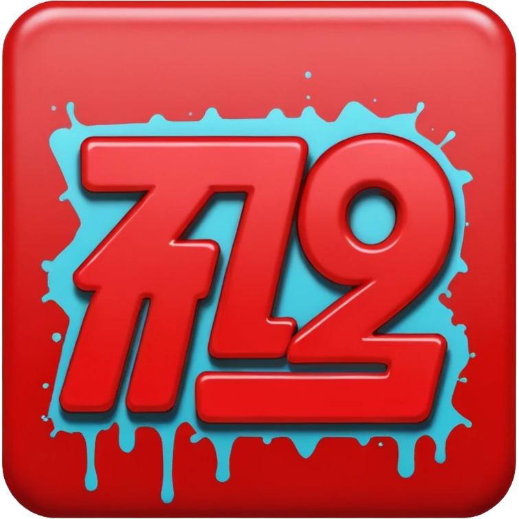 Граффити надпись: 72 emoji