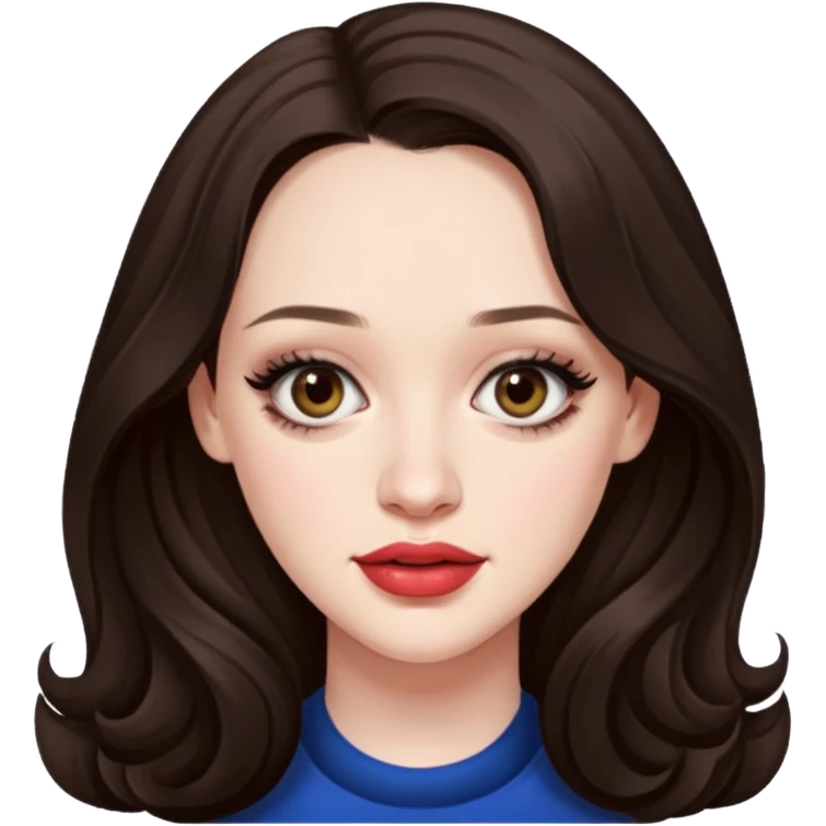 Kat Dennings real features  emoji