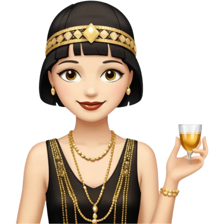 gatsby woman emoji