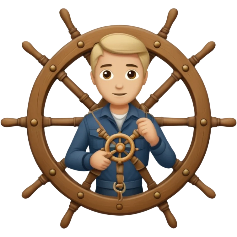 Helmsman emoji