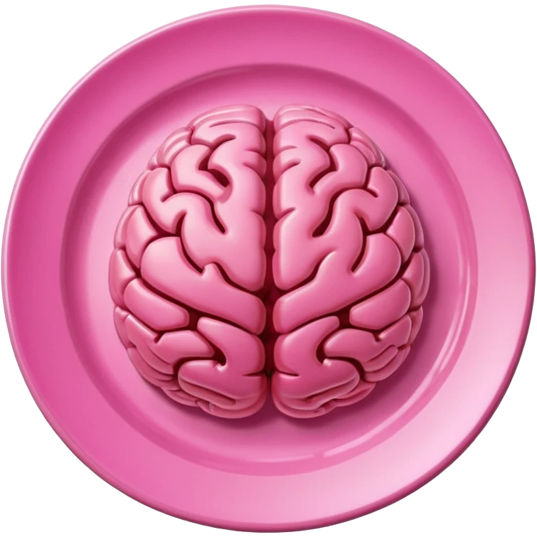Brain on a plate  emoji