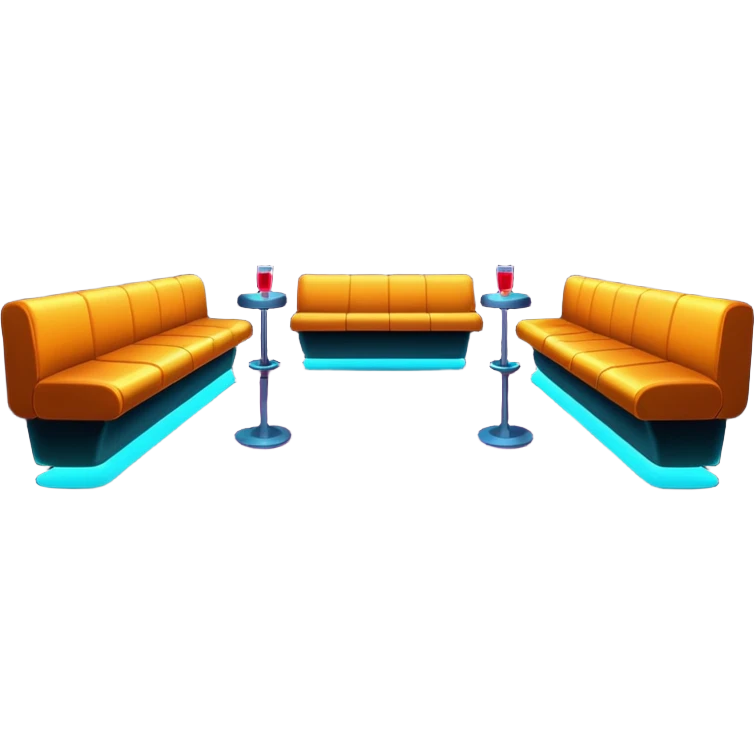 nightclub wtihout people emoji