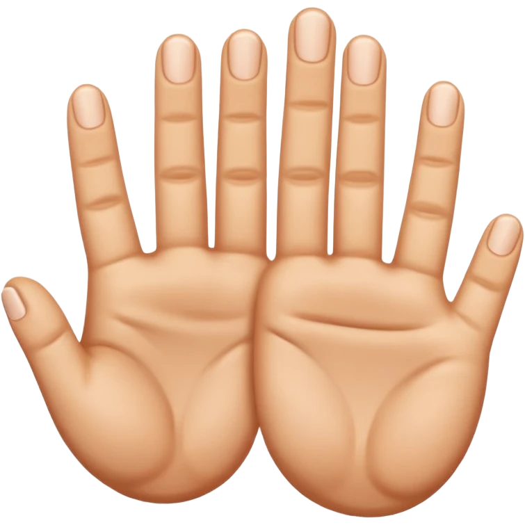 3 fingers  emoji