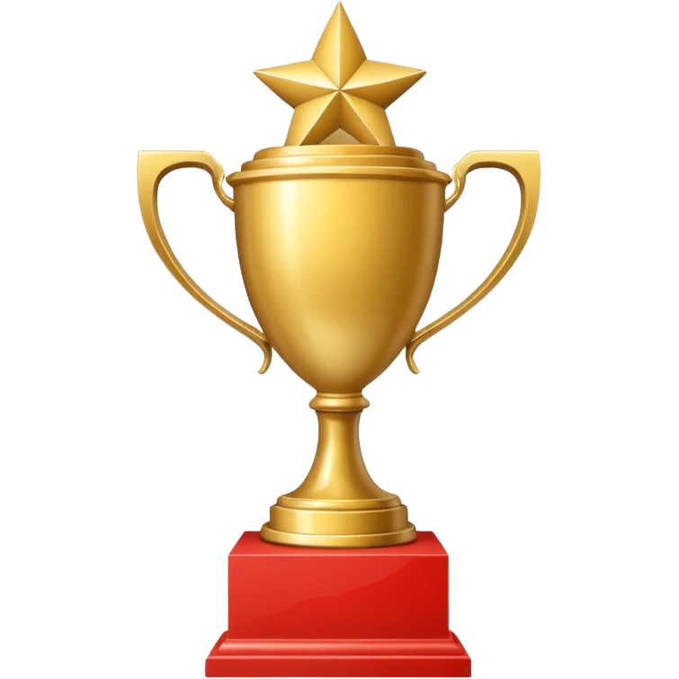 A trophy for Monaco champions emoji