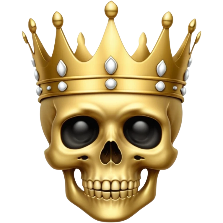👑💀🤫 emoji