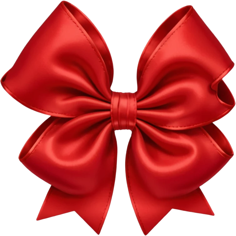 show me a hair bow red emoji