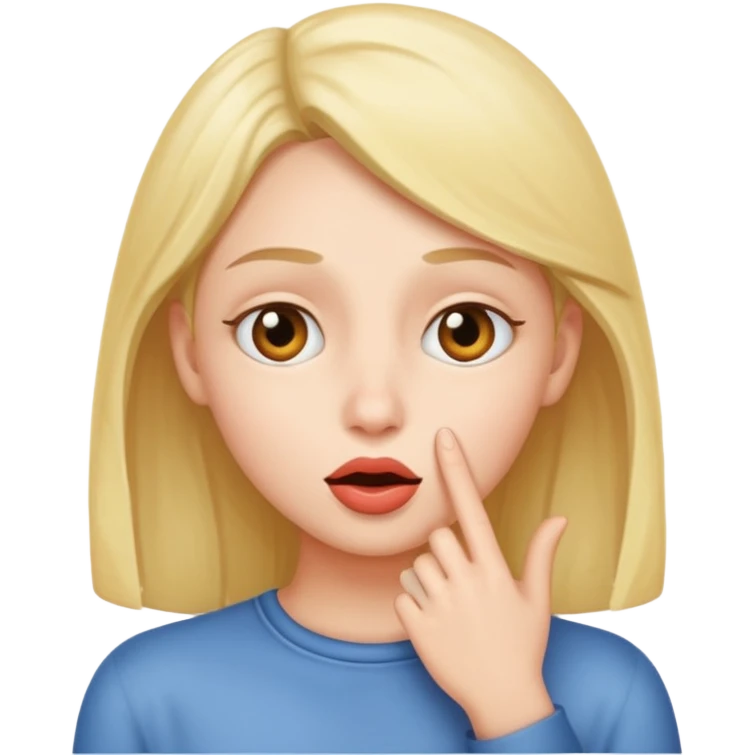🫂+🤫 emoji