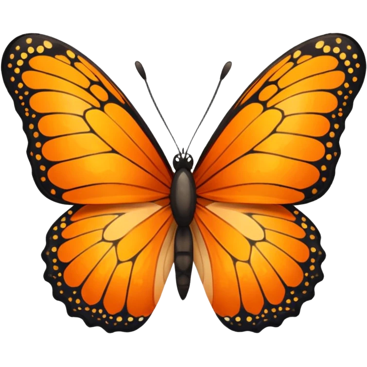 🦋 orange emoji