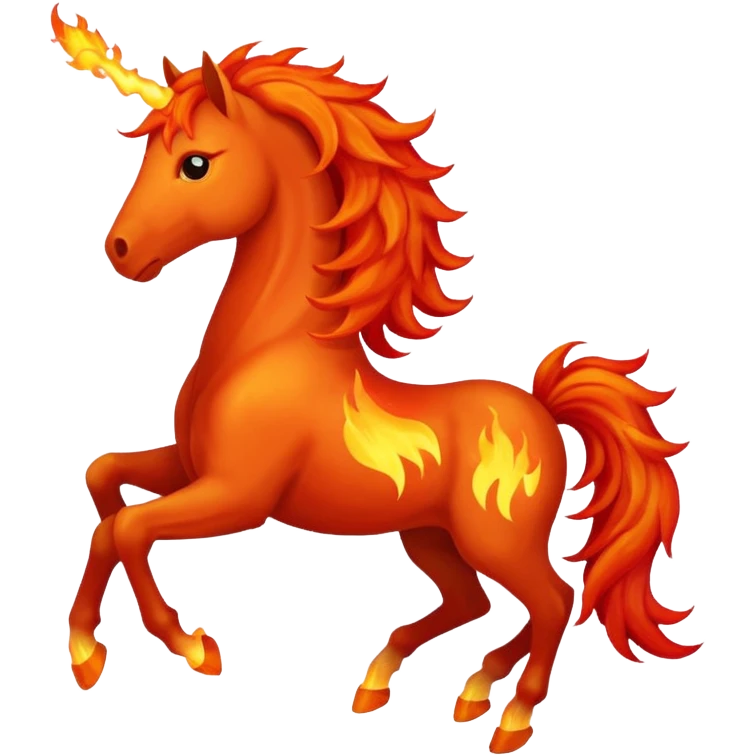 fire horse emoji