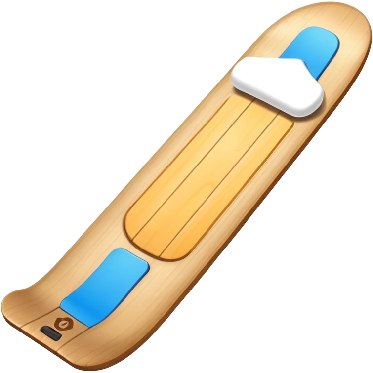 snow board, negative: character. emoji