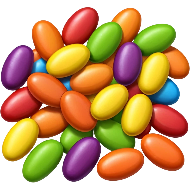 Skittles candy emoji