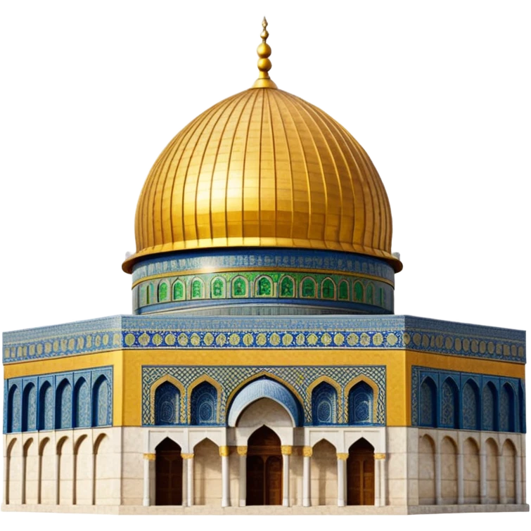 Dome of the rock, Palestine emoji