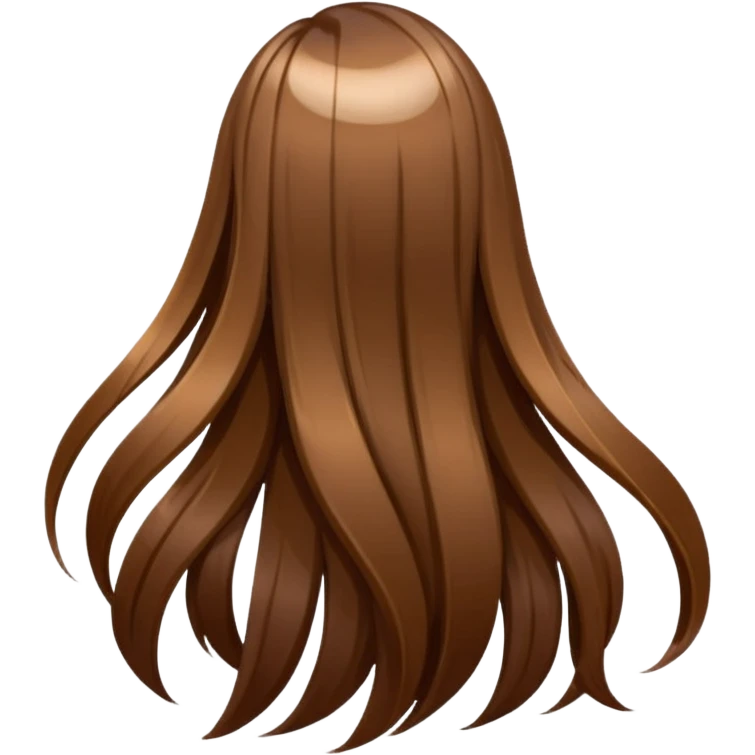 Long hair from backside. emoji