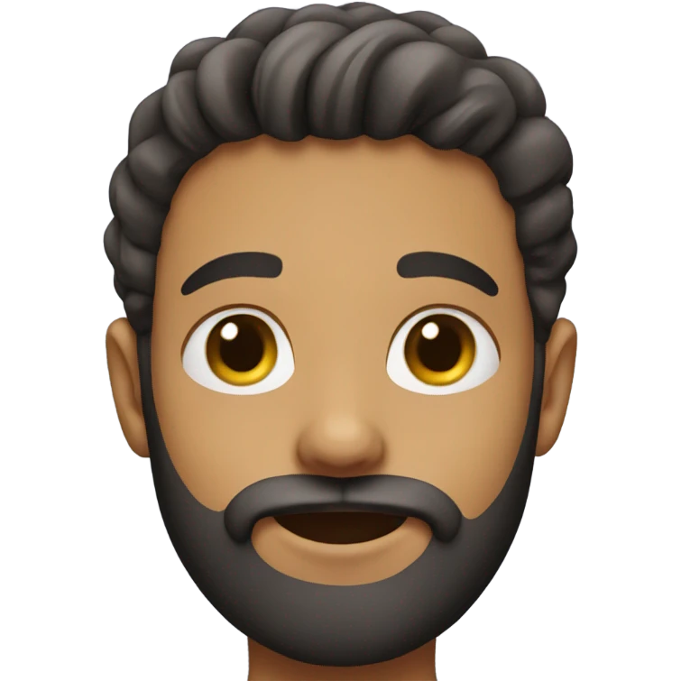 Boy with beard emoji