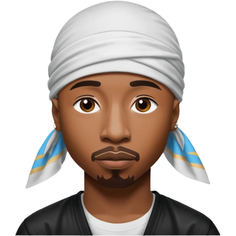 2Pac only face and durage emoji