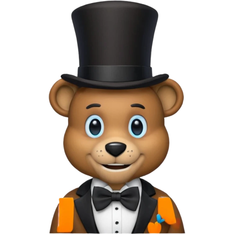 Make Freddy from fnaf emoji