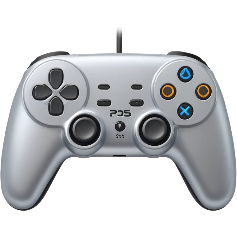 joystick ps5 colore argento emoji