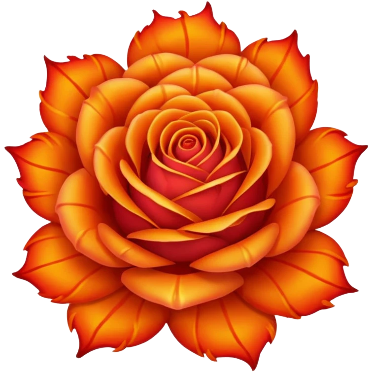fire rose emoji