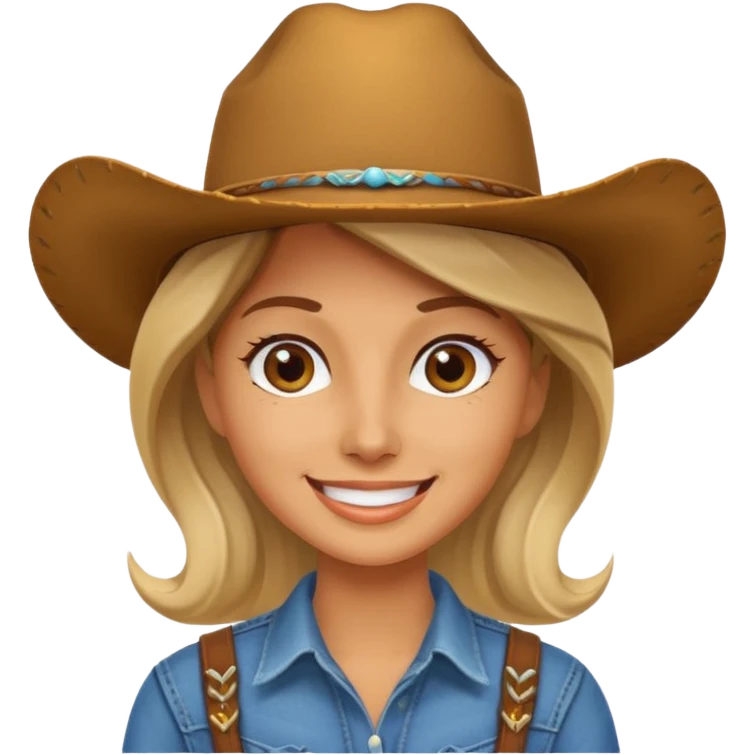 covboy woman emoji