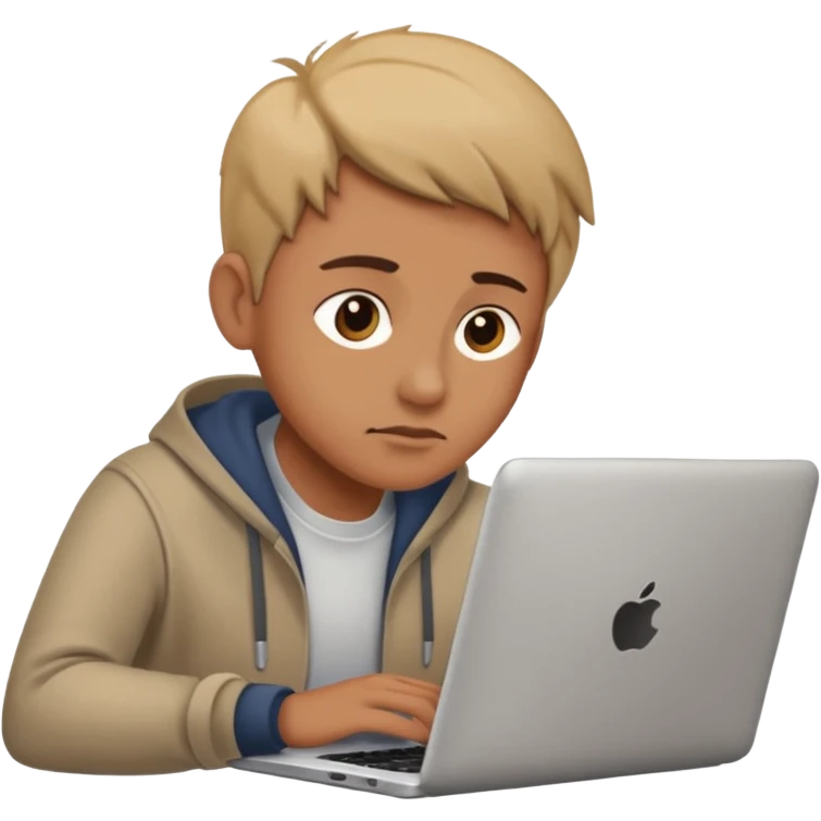 person working working on a laptop emoji