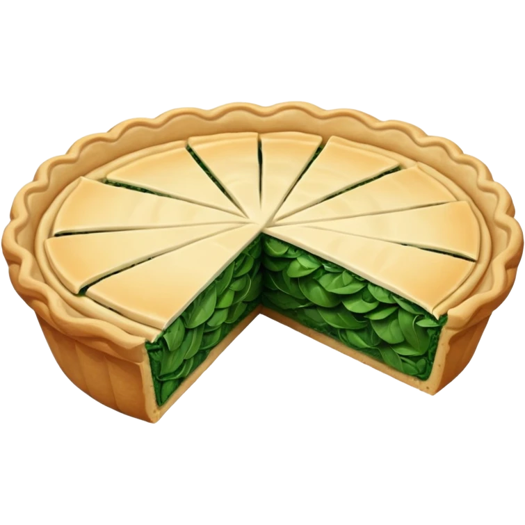 spinach pie emoji