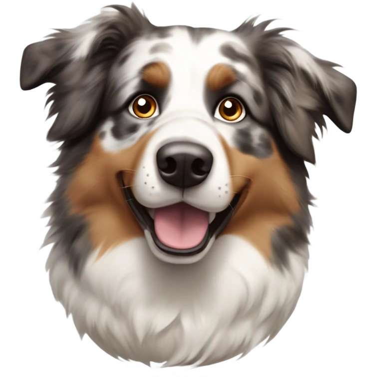 Australian shepherd dog emoji