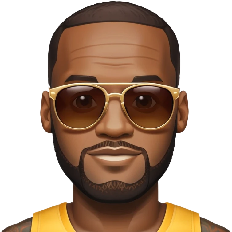 LeBron James sun shine emoji