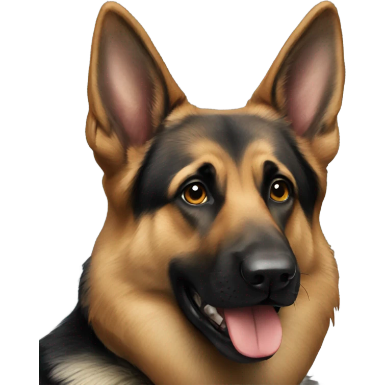 German shepherd  emoji