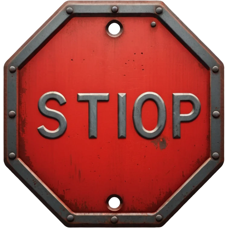 Stop😔🖐 emoji