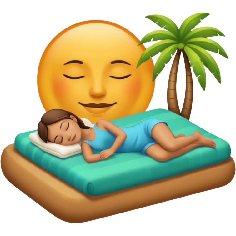 Sleep in paradise emoji