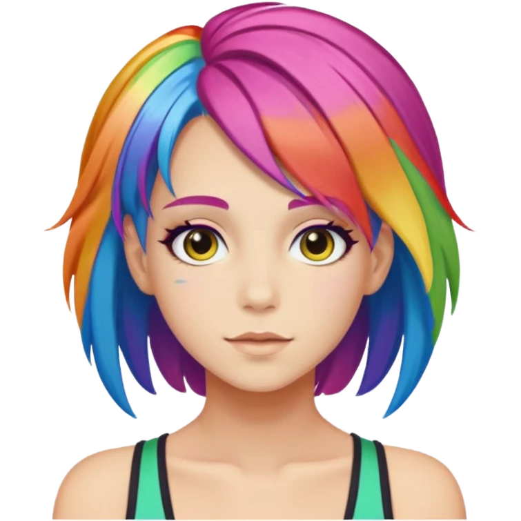 rainbow mika emoji