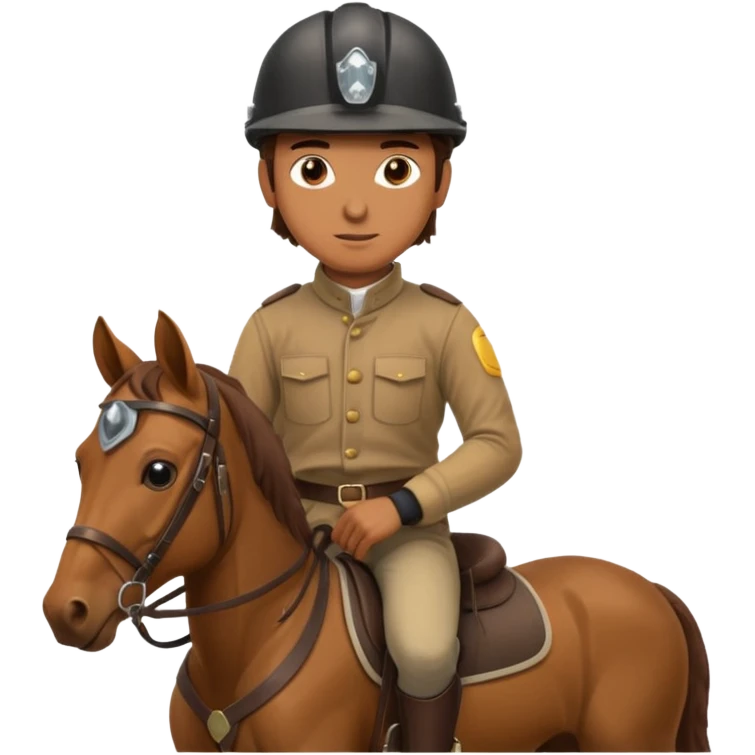 a man Horse Riding emoji