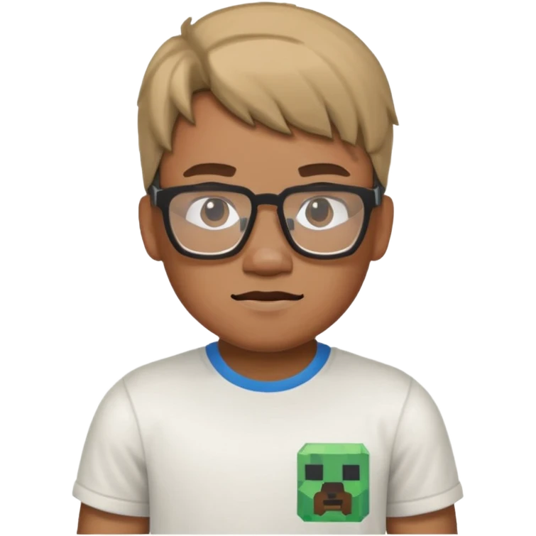 Discord w okularach Minecraft  emoji