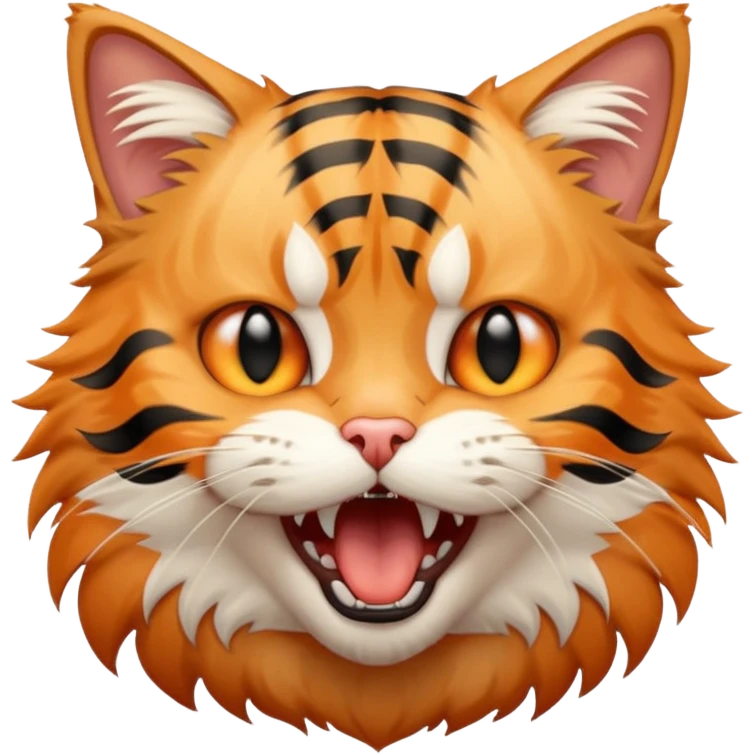 screaming tabby cat emoji