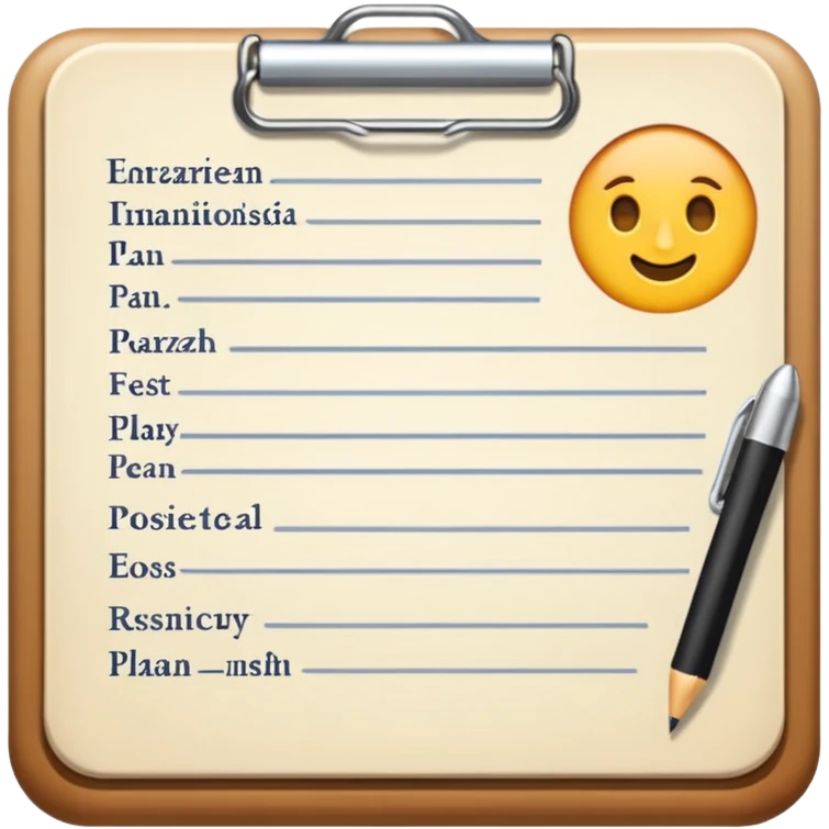 plan emoji
