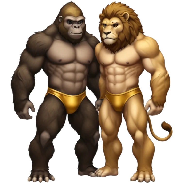 🦍🦁 emoji