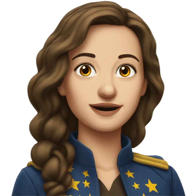 super realistic Kaya Kallas European Union emoji