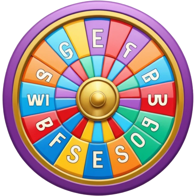   wheel of fortune game board emoji