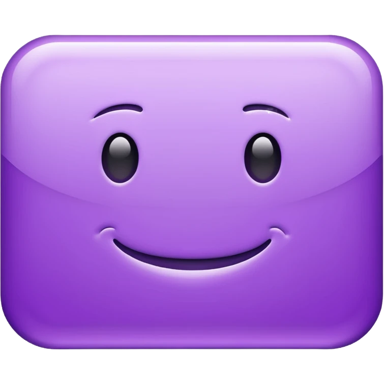 empty purple text box emoji