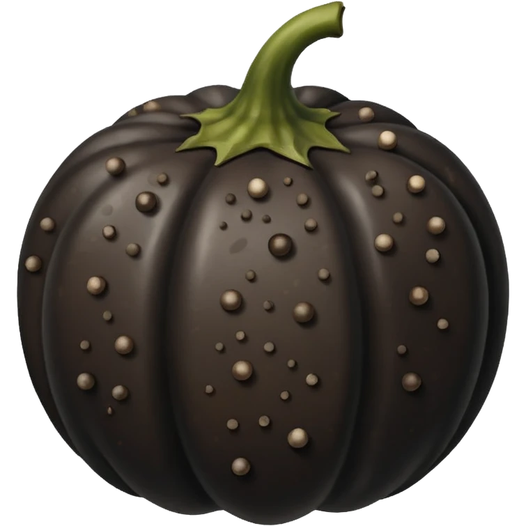 one single black pepper emoji