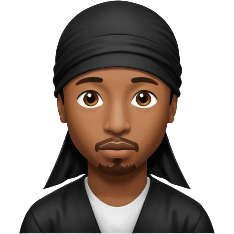 2Pac only face and durage emoji